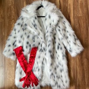 Cruella Dalmatian Fur Coat